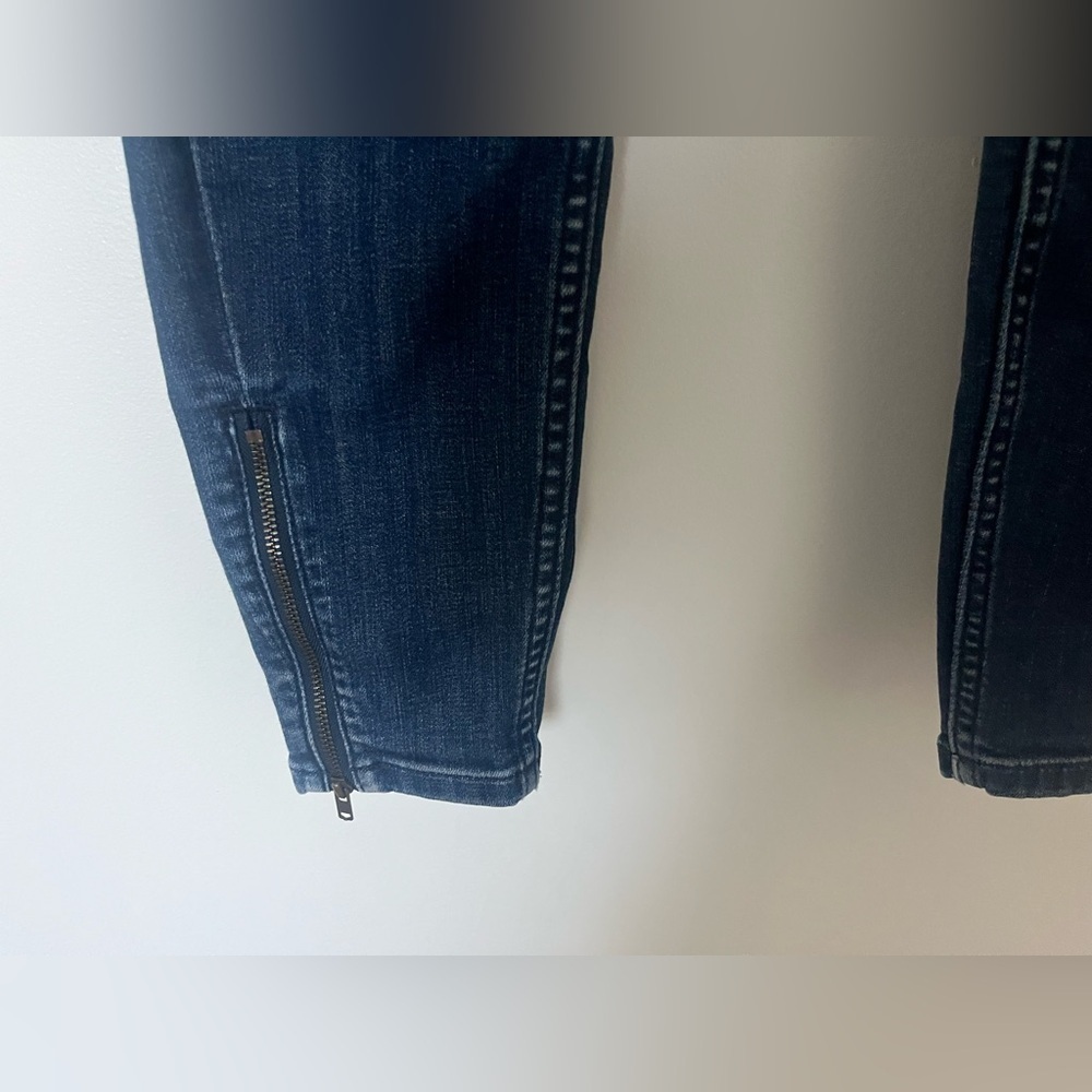 Anthropologie Pilcro High-Rise Moto Denim Leggings - Picture 12 of 16